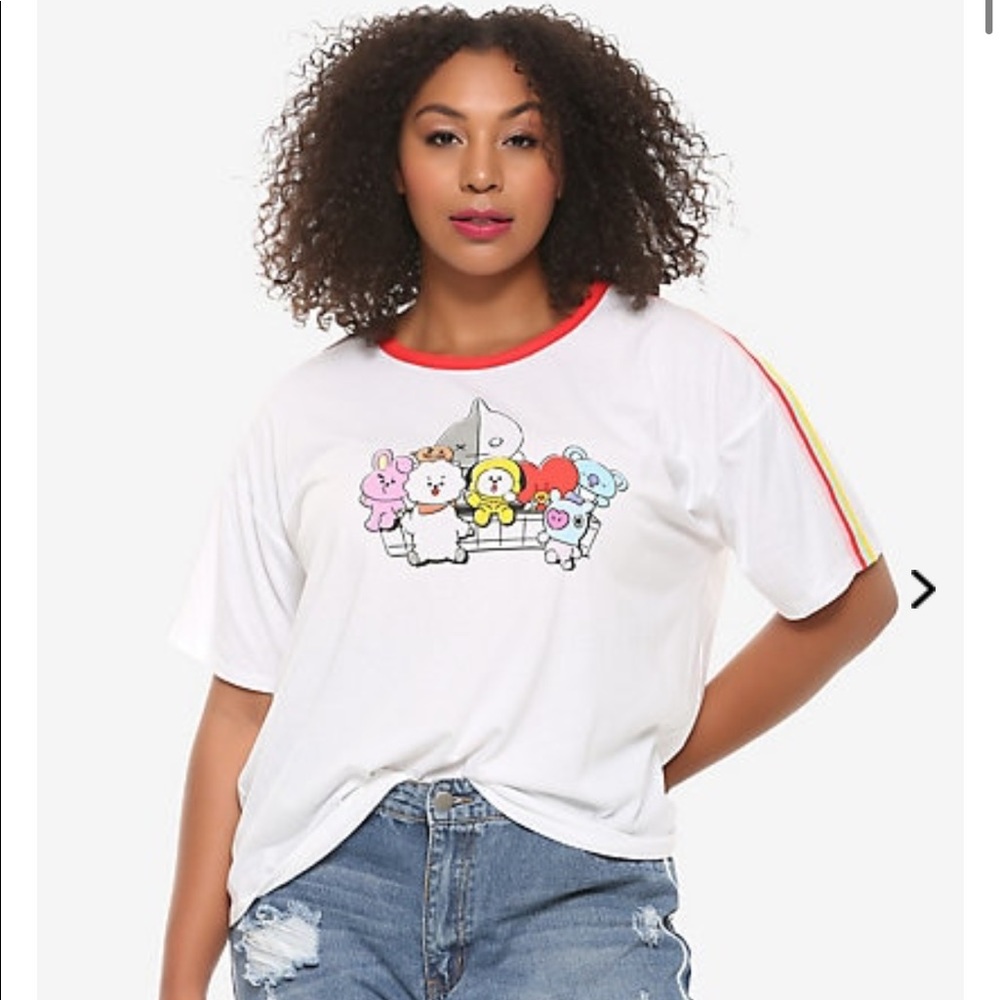 BT21 Plus Size Crop Top